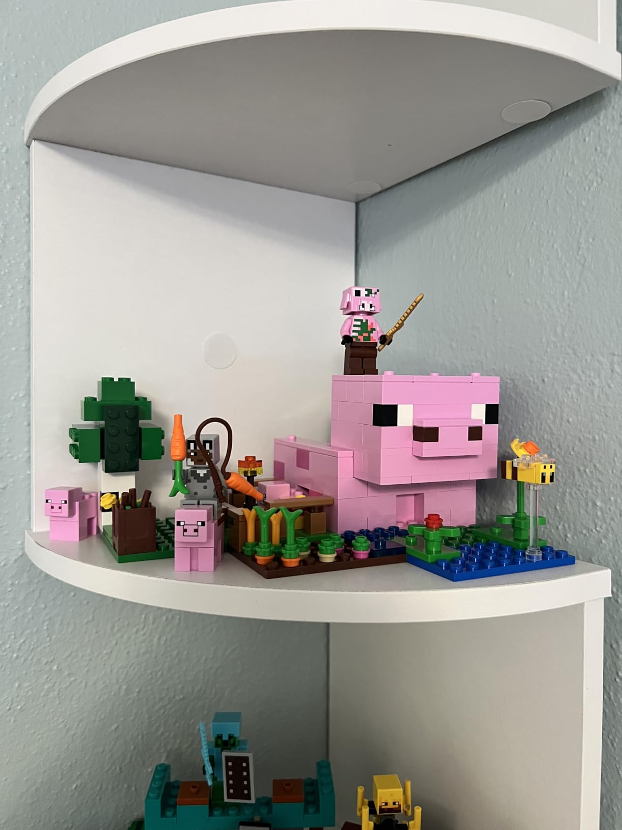 LEGO Minecraft The Baby Pig House Toy Figures and Playset - Building Minecraft Toy for Kids, Boys and Girls, Ages 7+ - Gift for Birthdays - with 2 Minifigures for Pretend Play - 21268 customer photo 2