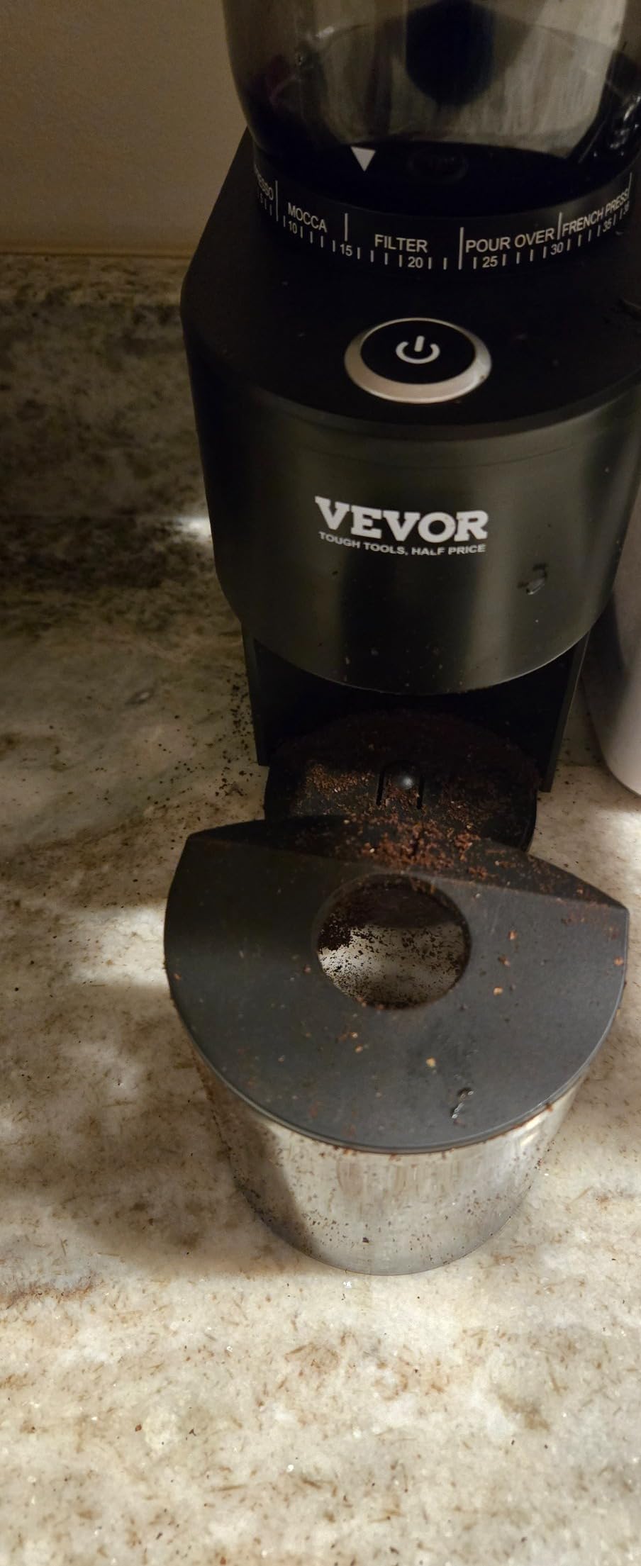 VEVOR Coffee Maker with Grinder, 8 Cup Programmable Coffee Machine, Grind and Brew Coffee Maker with 3 Brew Strength Control, Reusable Filter, Removable Water Tank, for Home Office Restaurant customer photo 2
