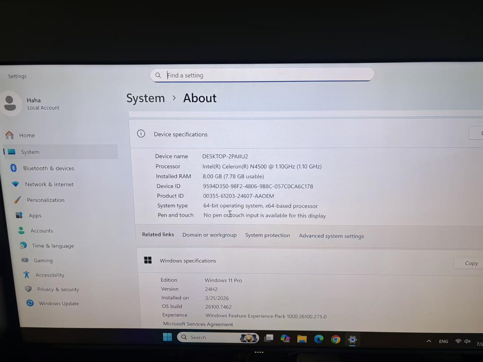 Bmax B3 Pro customer photo 1