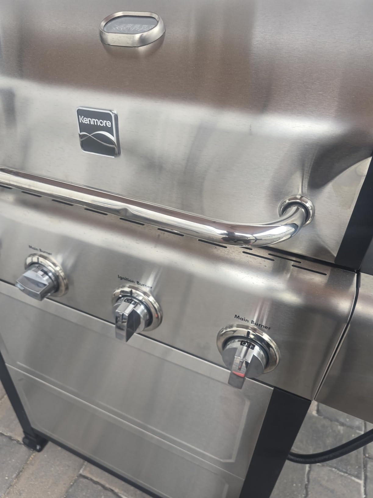 Kenmore BBQ Propane Gas Grill - 5 Burners with Side Burner & Searing Zone, 644 Sq. In. Stainless Steel Grill, 66,000 BTU, Ideal for Outdoor Cooking, Patio & Backyard, Black customer photo 1