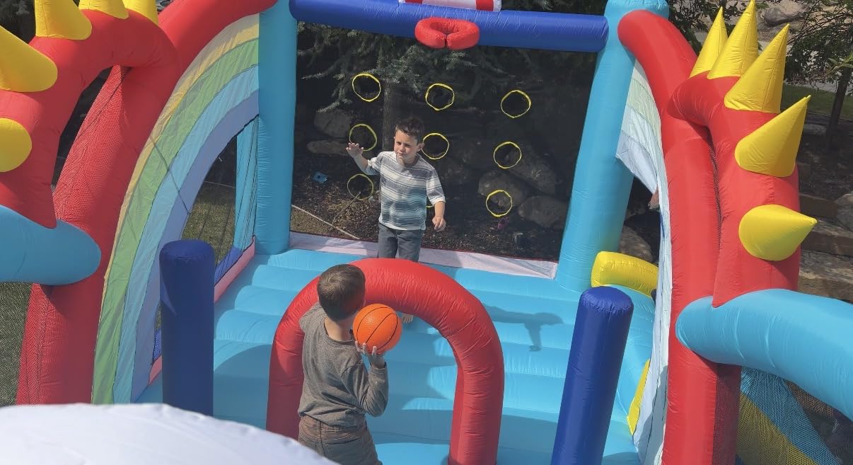Bounce House for Kids Ages 3-6, Toddler 5-in-1 Inflatable Castle customer photo 1