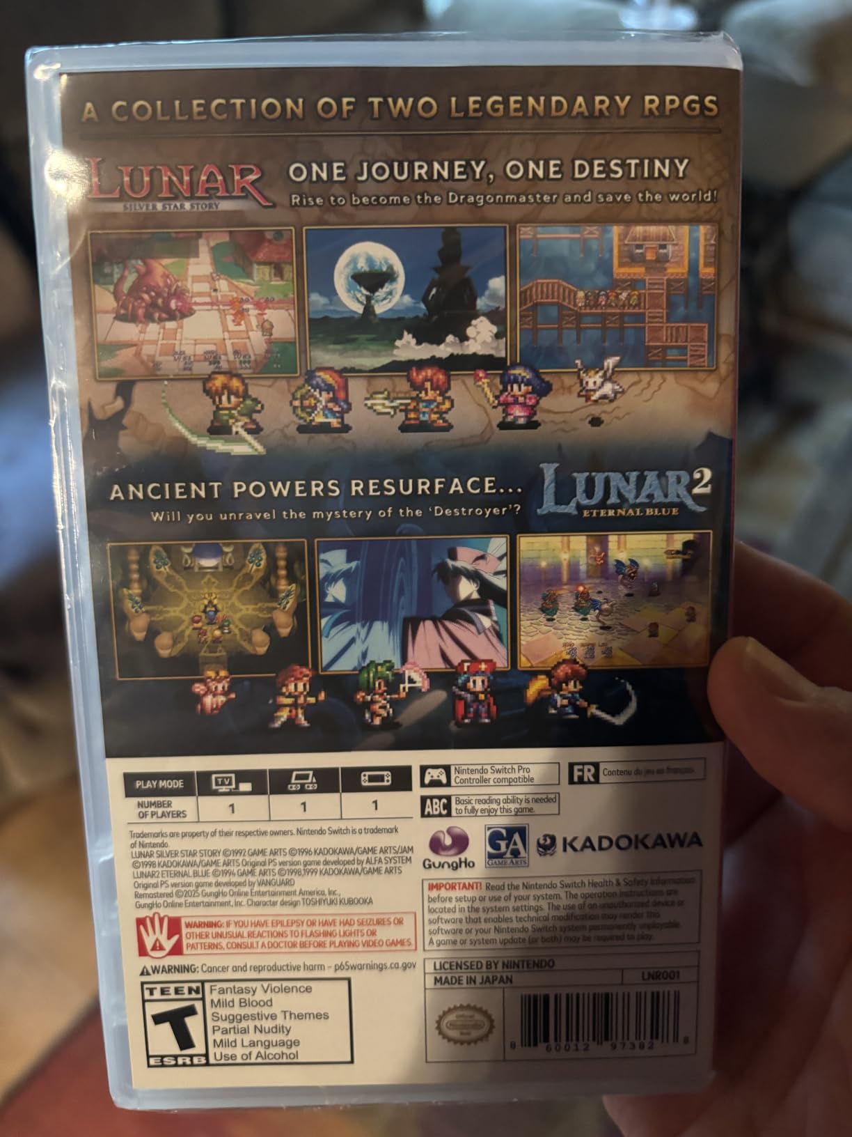 LUNAR Remastered Collection customer photo 2