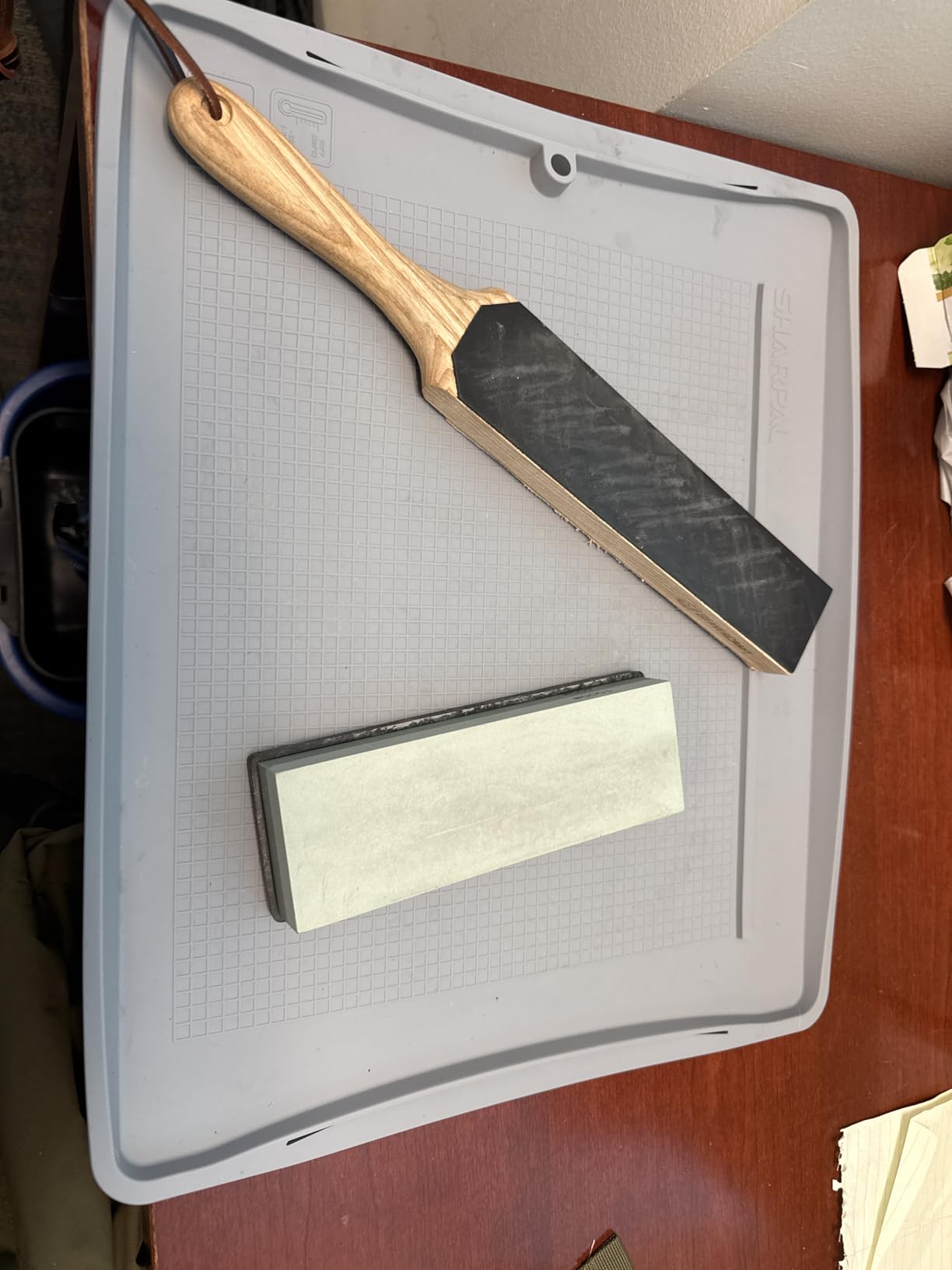 SHARPAL 149H Sharpen-No-Mess Silicone Sharpening Stone & Whetstone Tray customer photo 2