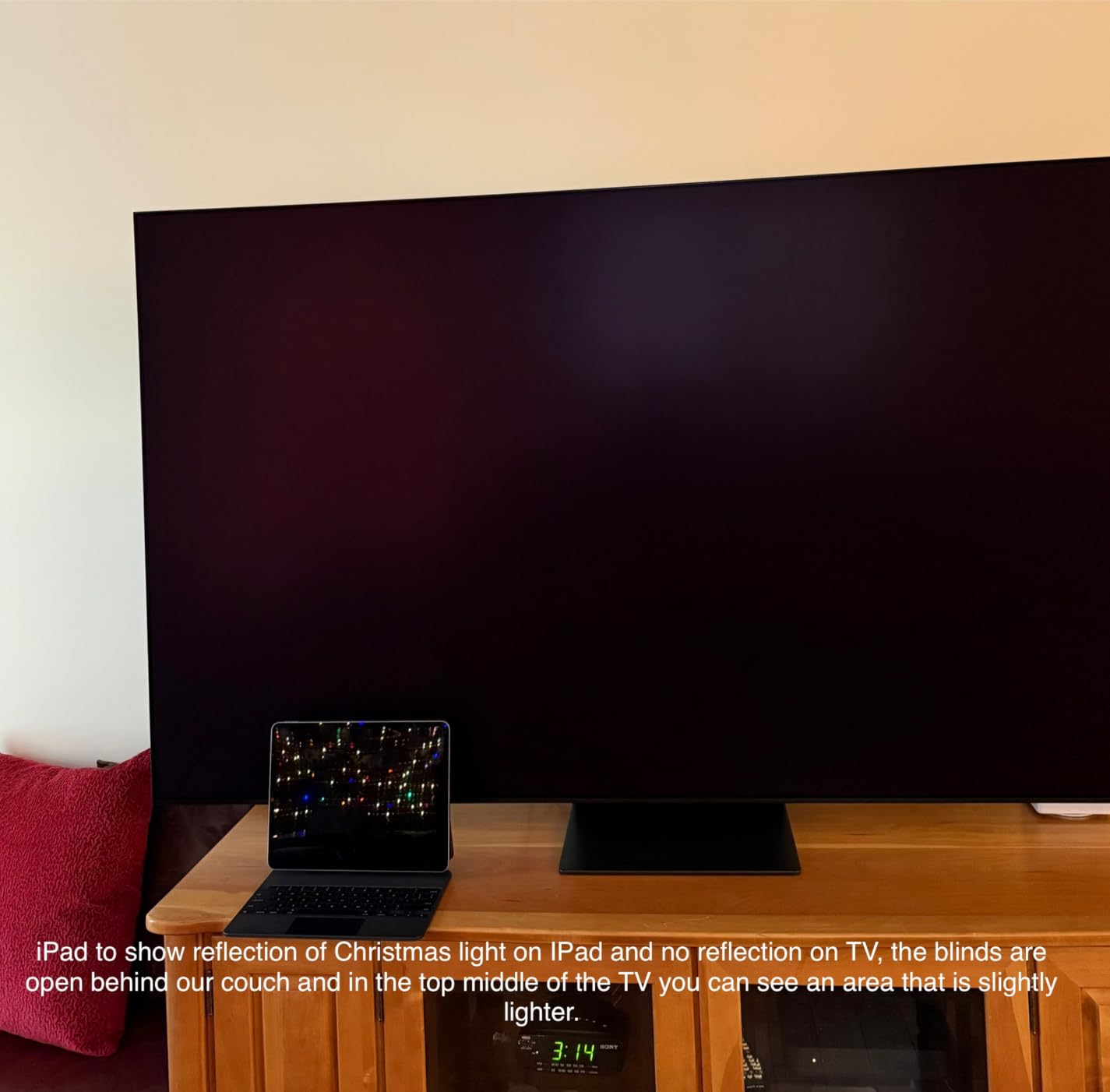 Samsung S95F 77-inch customer photo 1