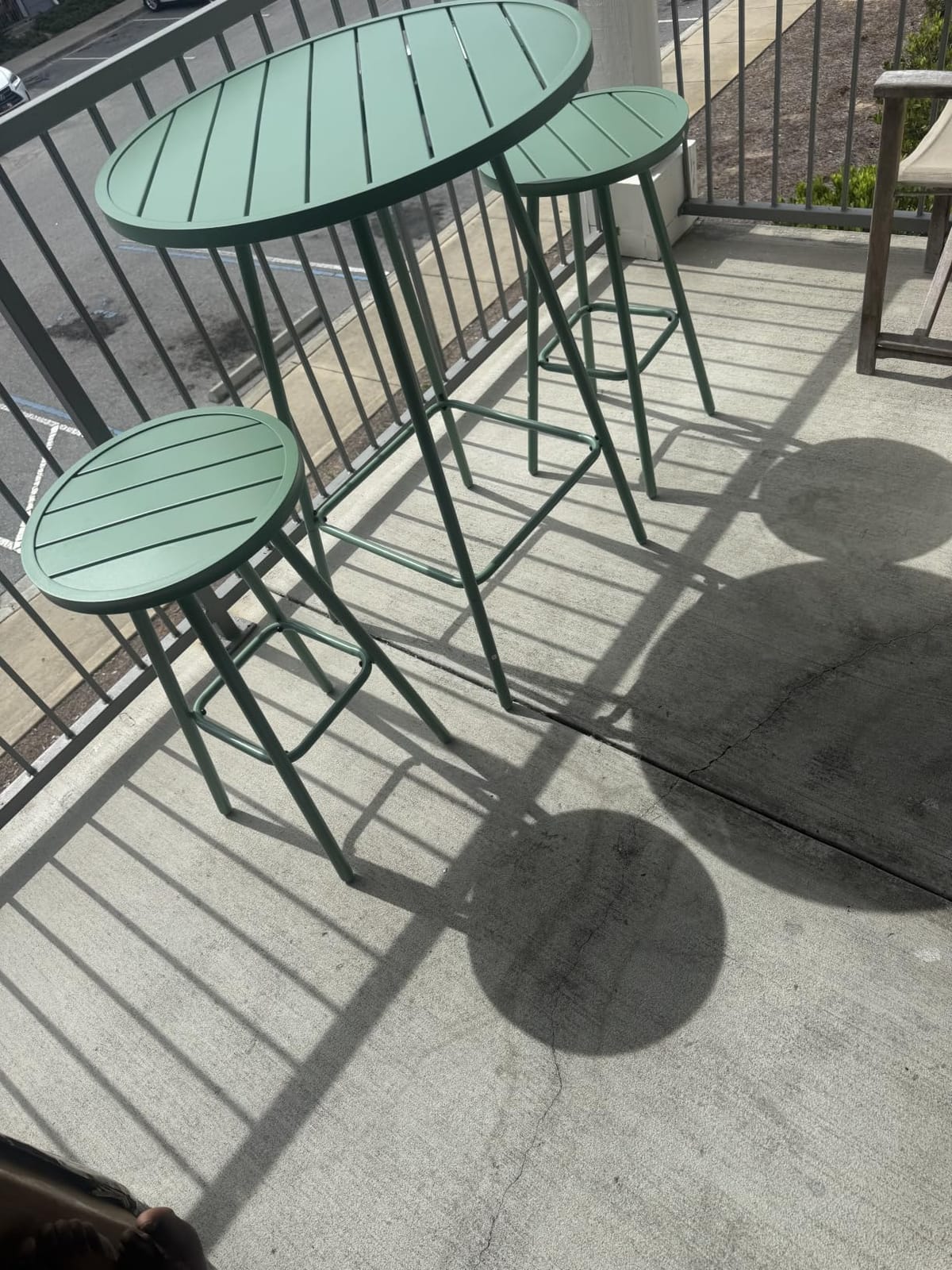 Best Choice Products 3-Piece Patio Dining Set, Bar Height, Outdoor Bistro Set, Outdoor Round Bar Table w/ 2 Bar Stools, Steel - Taupe customer photo 1