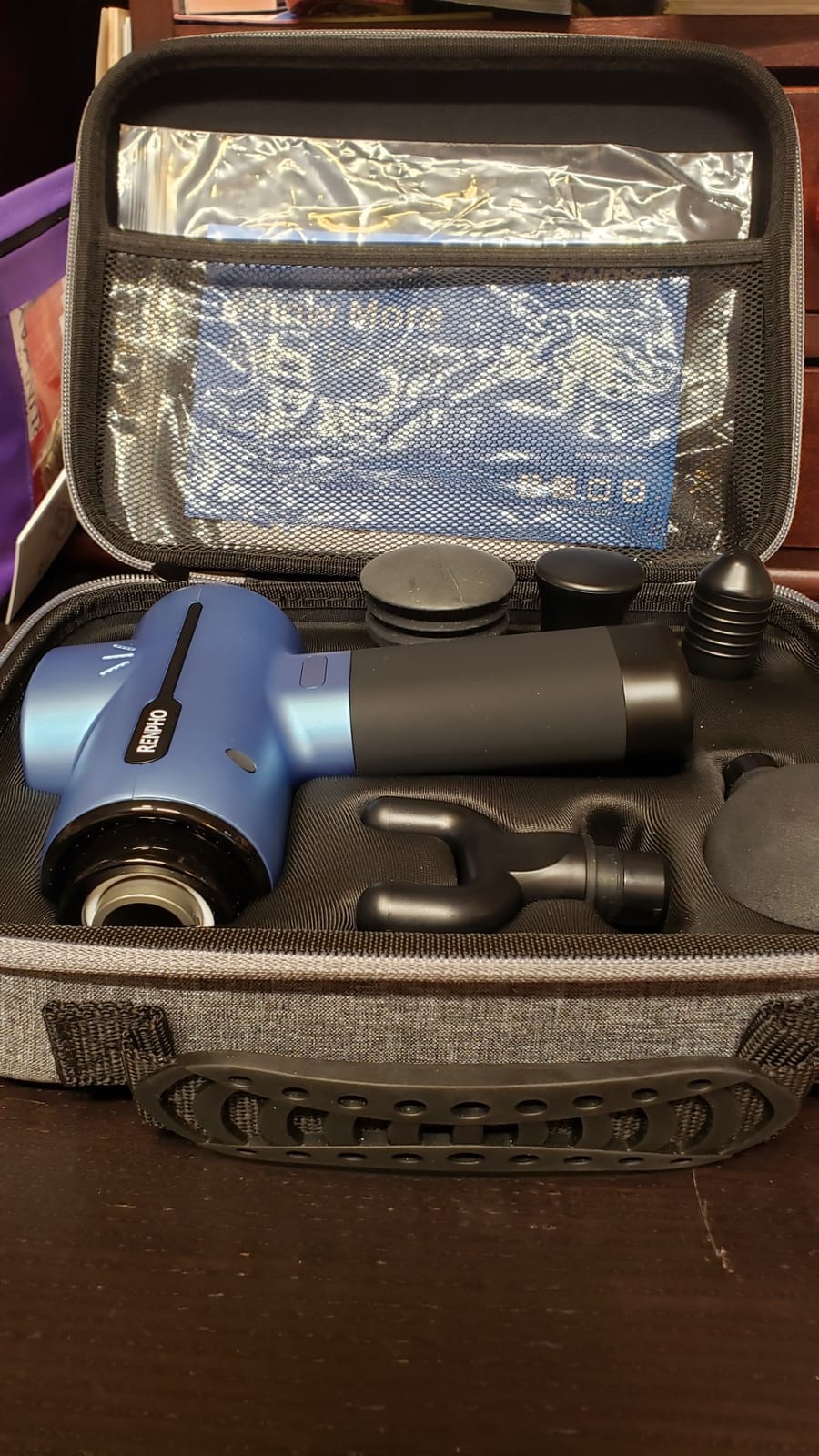 RENPHO Active+ Massage Gun, App-Controlled Guided Courses, Bluetooth customer photo 2