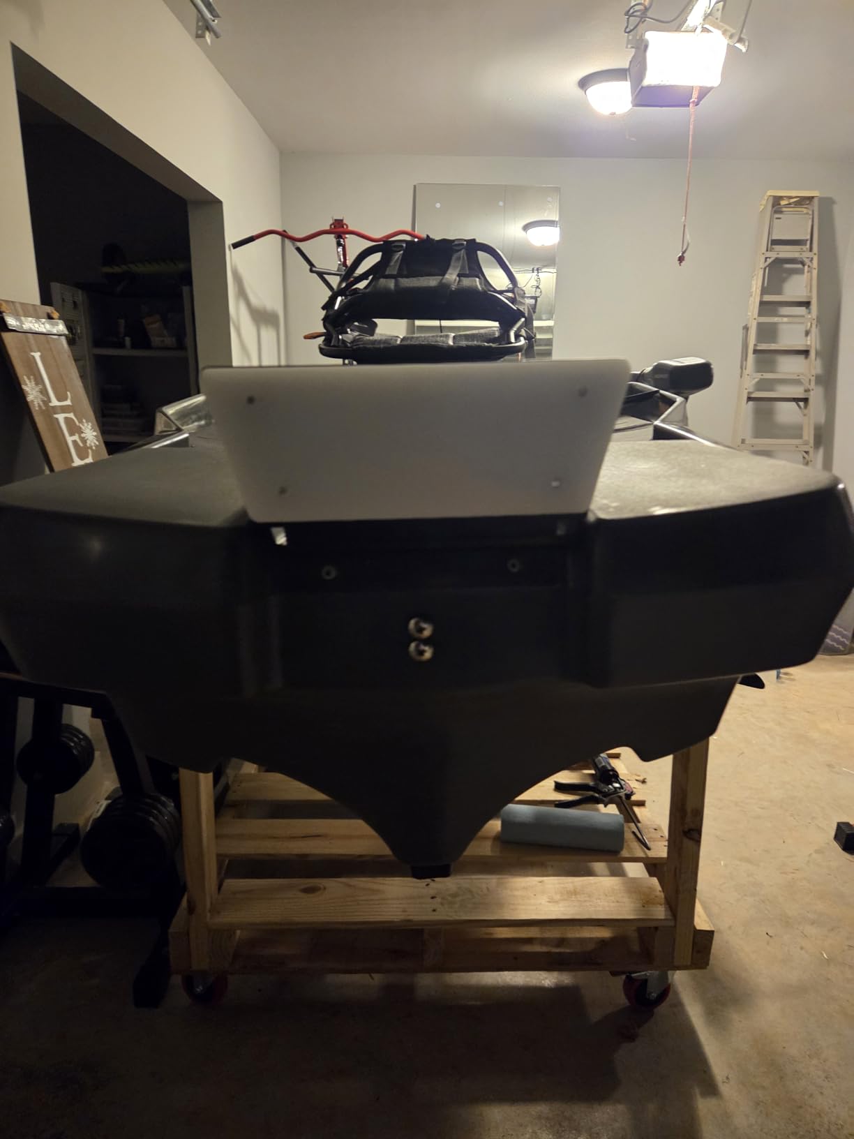 Transom Trolling Motor Mount for Kayaks, 6mm Thick Heavy-Duty Aluminum Transom Motor Bracket 3HP Max Thrust, 3.75