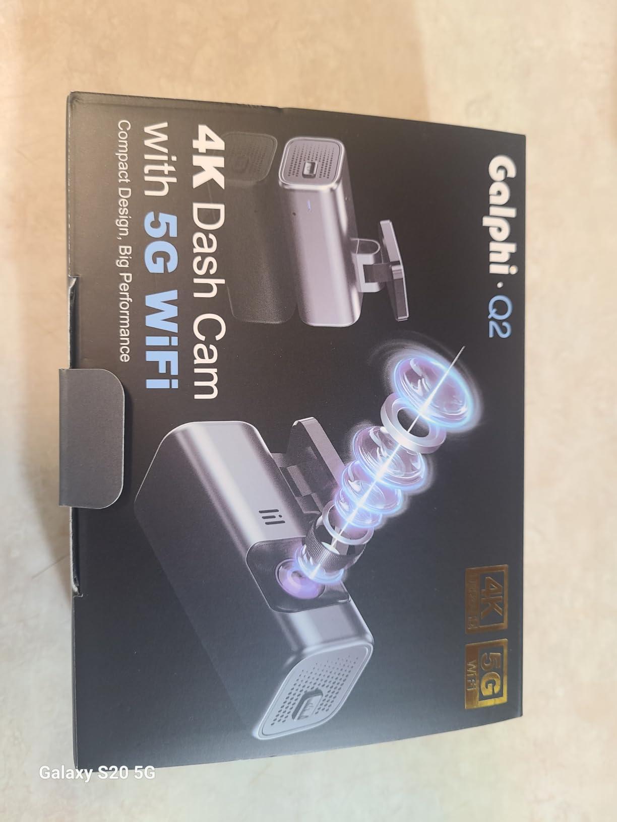 galphi 4K Dash Cam Front, 5GHz WiFi, 32GB Card Included, Mini Dashcam customer photo 2