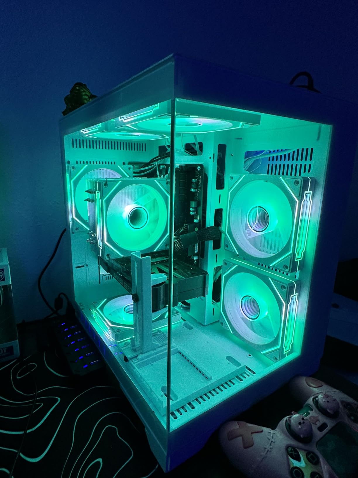 LXZ Gaming Desktop PC, Ryzen 5 5500,GeForce RTX 3050 6GB 16GB DDR4 RAM customer photo 2