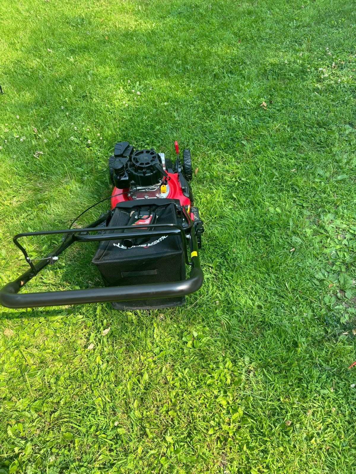 PowerSmart EasyGlide 21-inch 144cc Push Gas Lawn Mower, 3-in-1 Mulch/Bag/Side Discharge, Steel Deck, 6 Height Adjustment customer photo 2