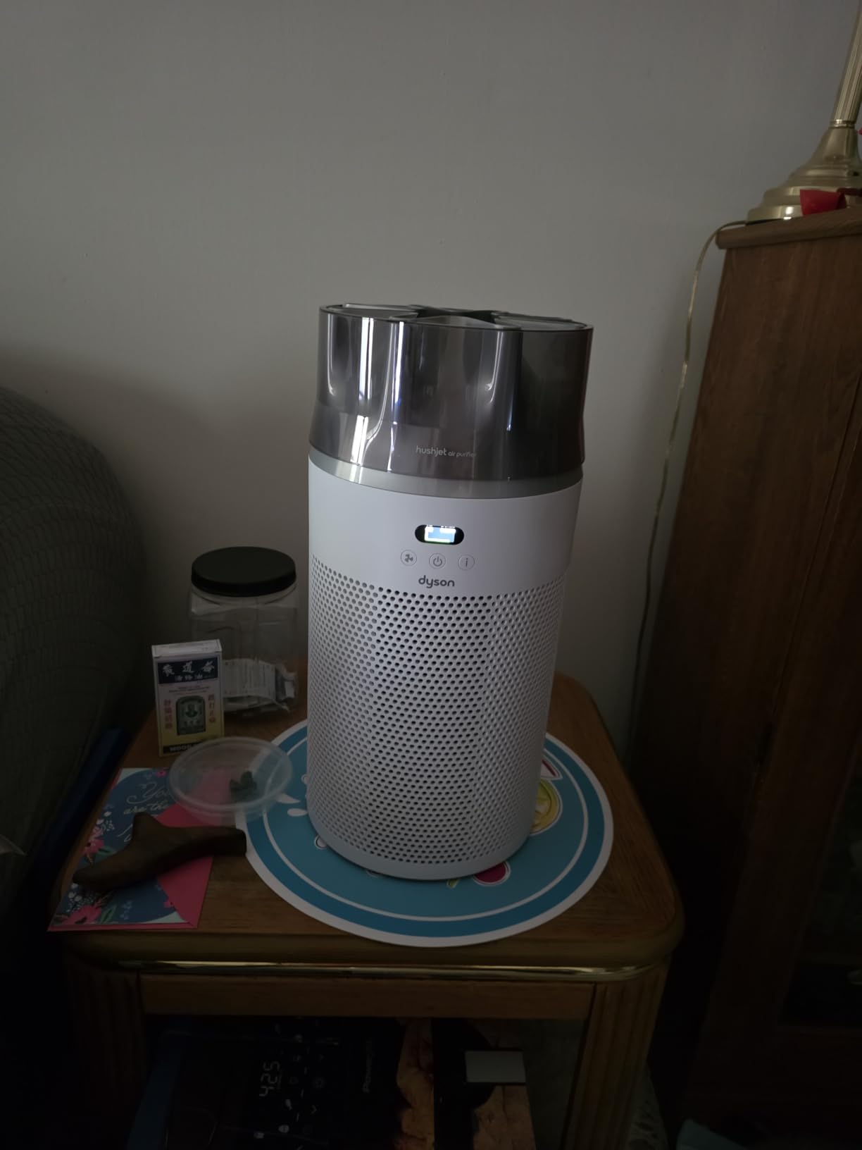 Dyson Hushjet Compact Air Purifier, Powerful, Whisper-quiet (White/Silver) customer photo 1