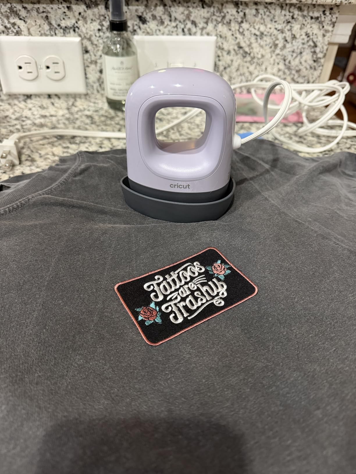Cricut EasyPress Mini™ LT - Blue - Mini Heat Press customer photo 1