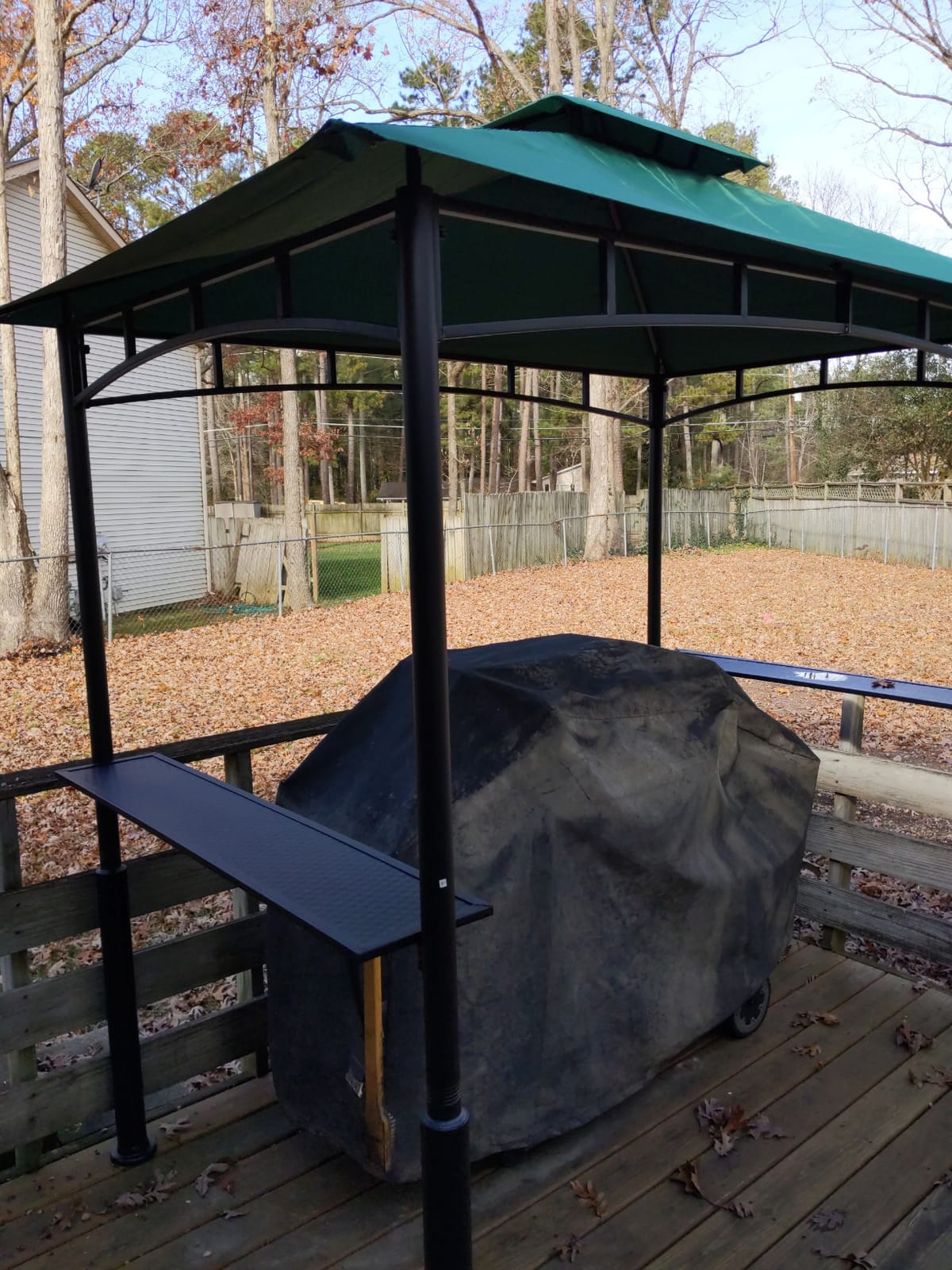 ABCCANOPY 8x5 Grill Gazebo BBQ Shelter with 2 LED Lights, Deep Gray customer photo 1