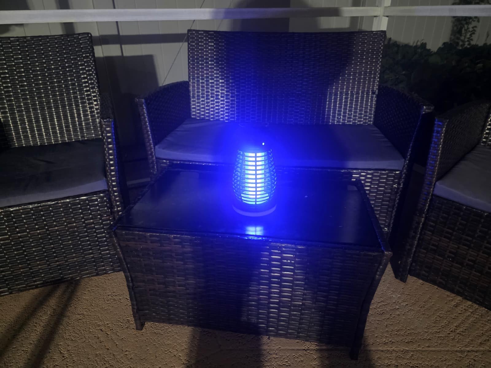 Cordless Bug Zapper Outdoor, 4200V Electric Mosquito Zapper, Fly Trap, Rechargeable Portable Fly Zapper, Waterproof Mosquito Trap Insect Killer Indoor Outdoor for Camping, Garden, Backyard, Home customer photo 2