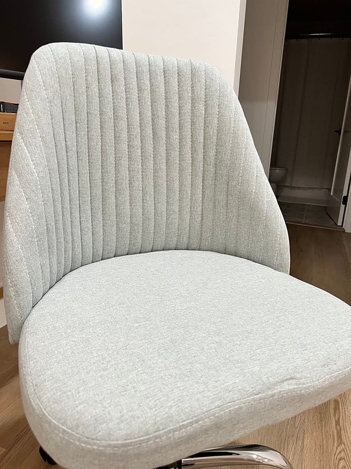 DUMOS Armless Desk Chairs, Small Home Office Mesh Chairs customer photo 1