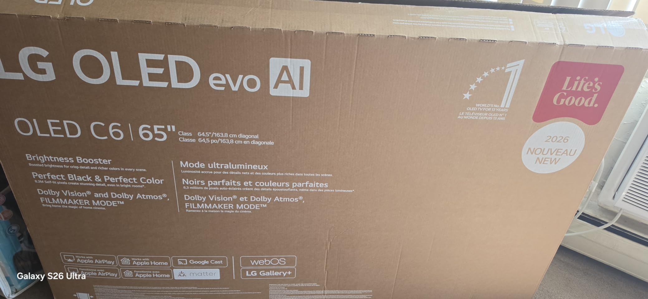 LG 55-Inch Class OLED evo AI 4K C6 Series Smart TV, 2026 Model customer photo 2