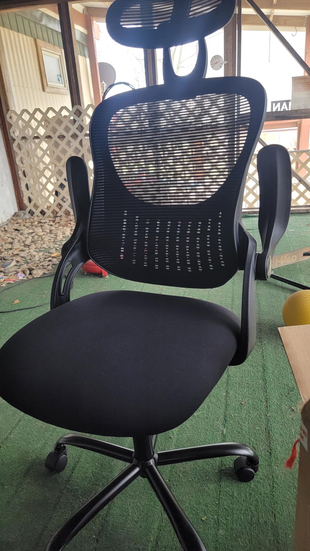 Sweetcrispy Computer Desk Chair, Mesh Office Chair with Lumbar Support customer photo 1