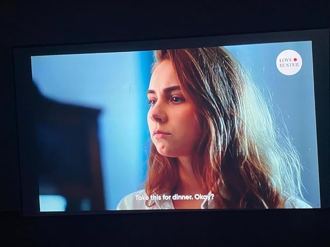 4K Smart Daylight Projector 2400 ANSI【Netflix】, MEMC , 70W Dolby ,HDMI eARC,64GB,WiFi 6, Auto Focus,Short Throw,Live TV,PS5 Gaming&Home Theater &Outdoor Projector customer photo 1