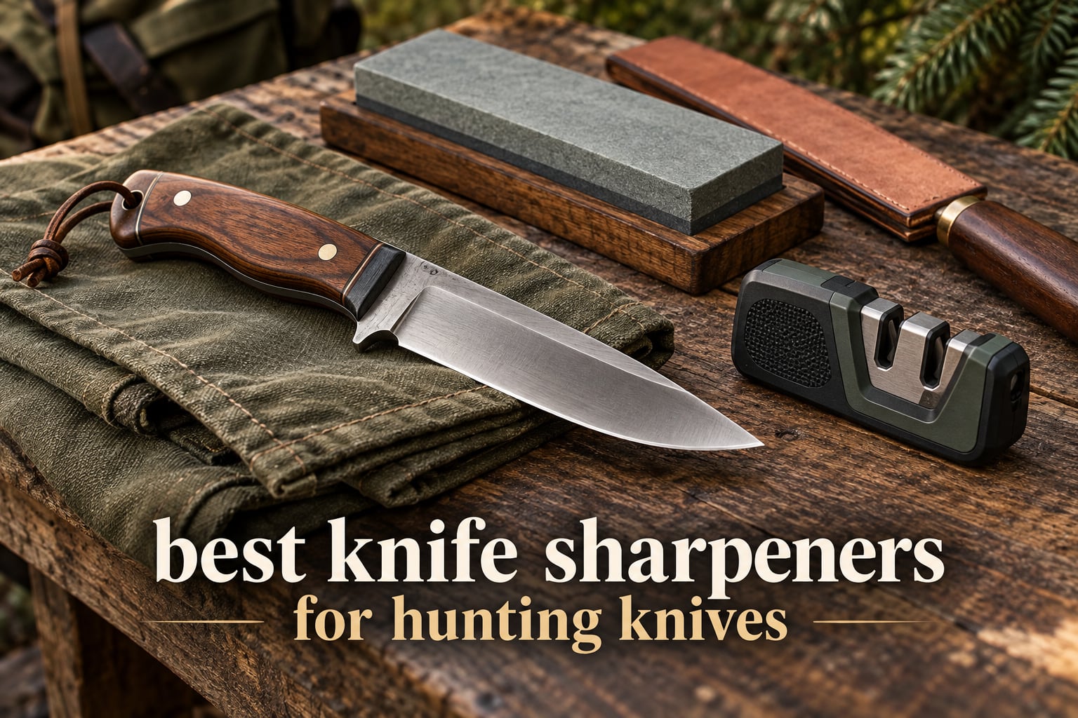 best knife sharpeners for hunting knives