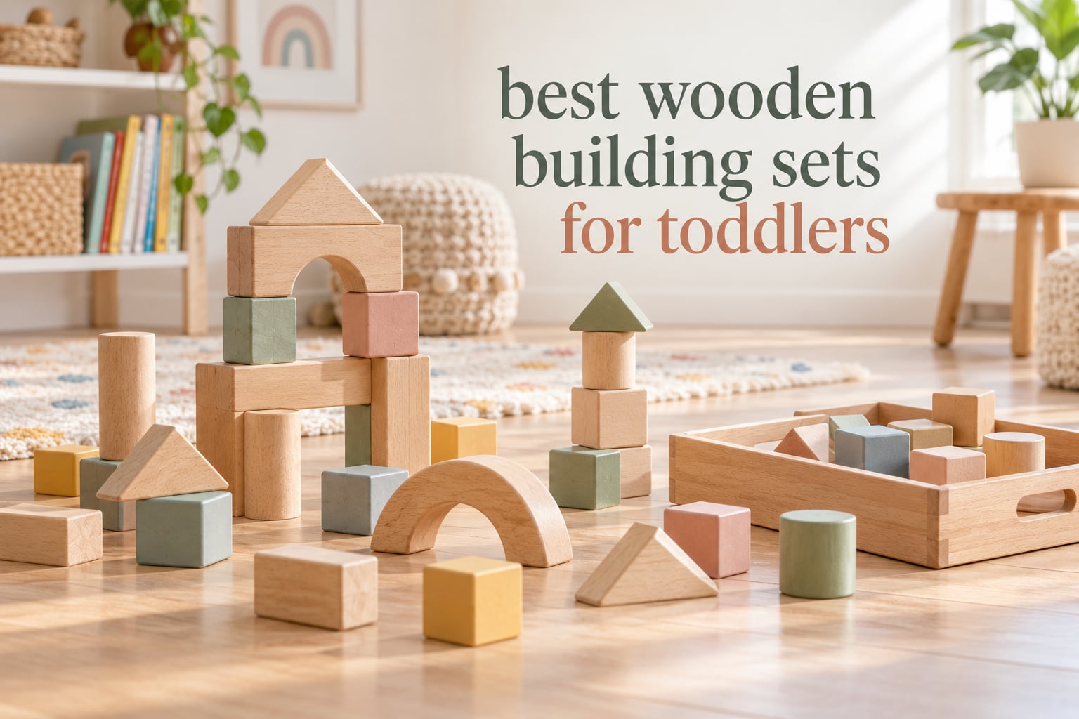 best wooden building sets for toddlers