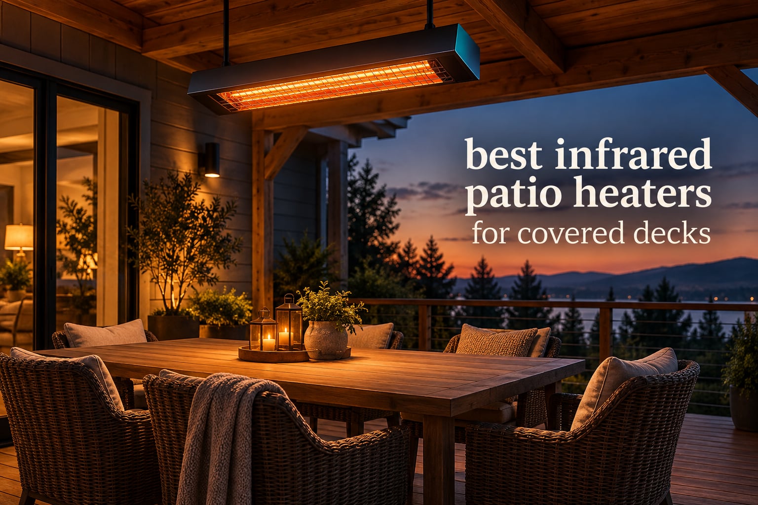 best infrared patio heaters for covered decks