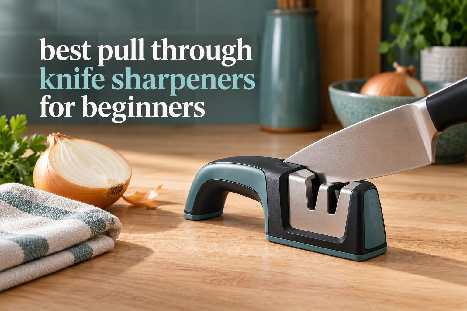 best pull through knife sharpeners for beginners