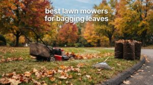 best lawn mowers for bagging leaves
