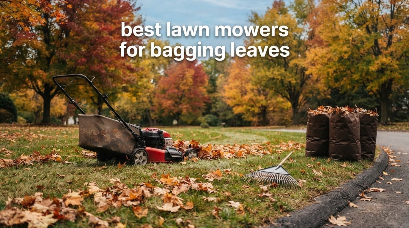 best lawn mowers for bagging leaves