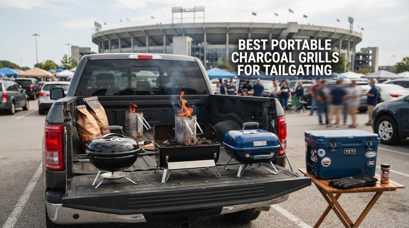 best portable charcoal grills for tailgating