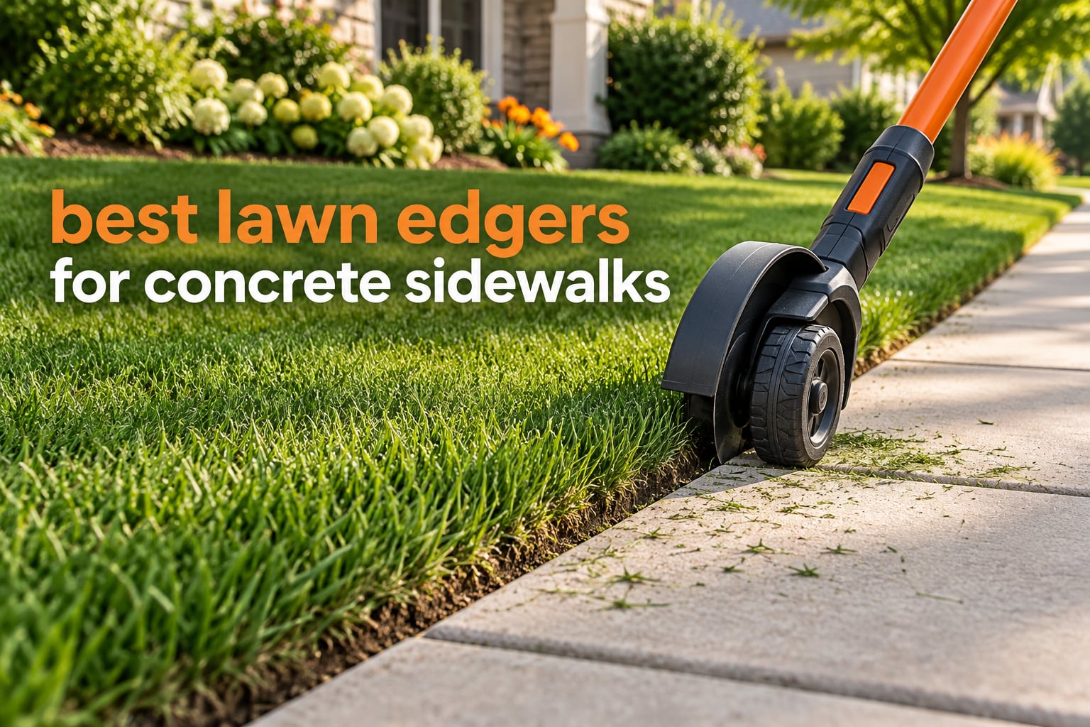 best lawn edgers for concrete sidewalks