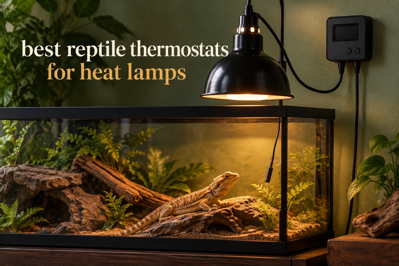 best reptile thermostats for heat lamps
