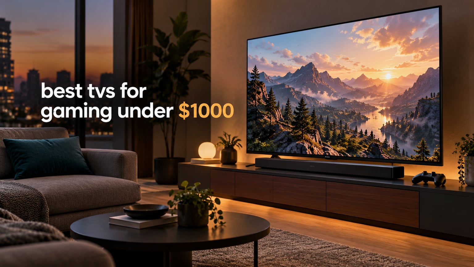 best tvs for gaming under $1000