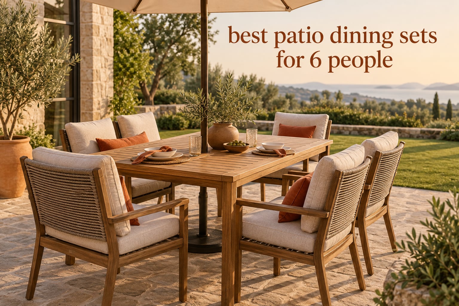 best patio dining sets for 6 people