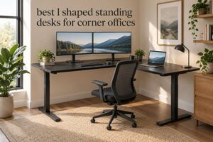 best l shaped standing desks for corner offices