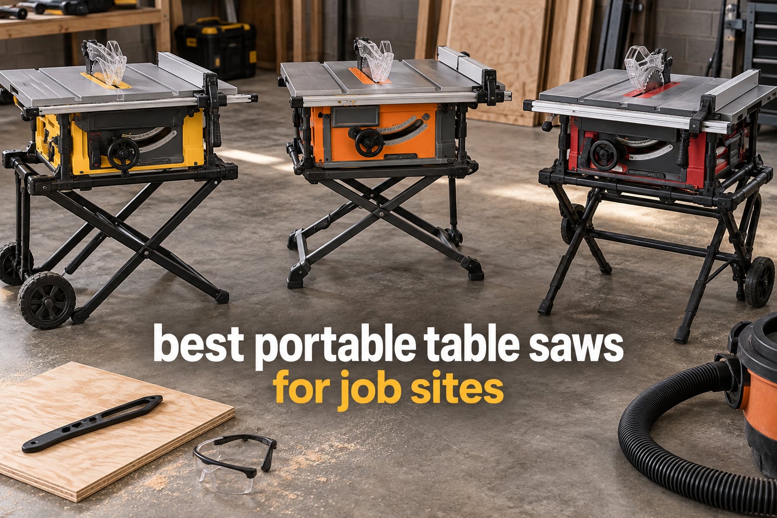 best portable table saws for job sites