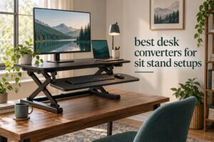 best desk converters for sit stand setups