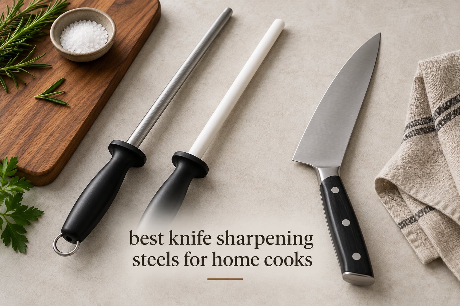 best knife sharpening steels for home cooks