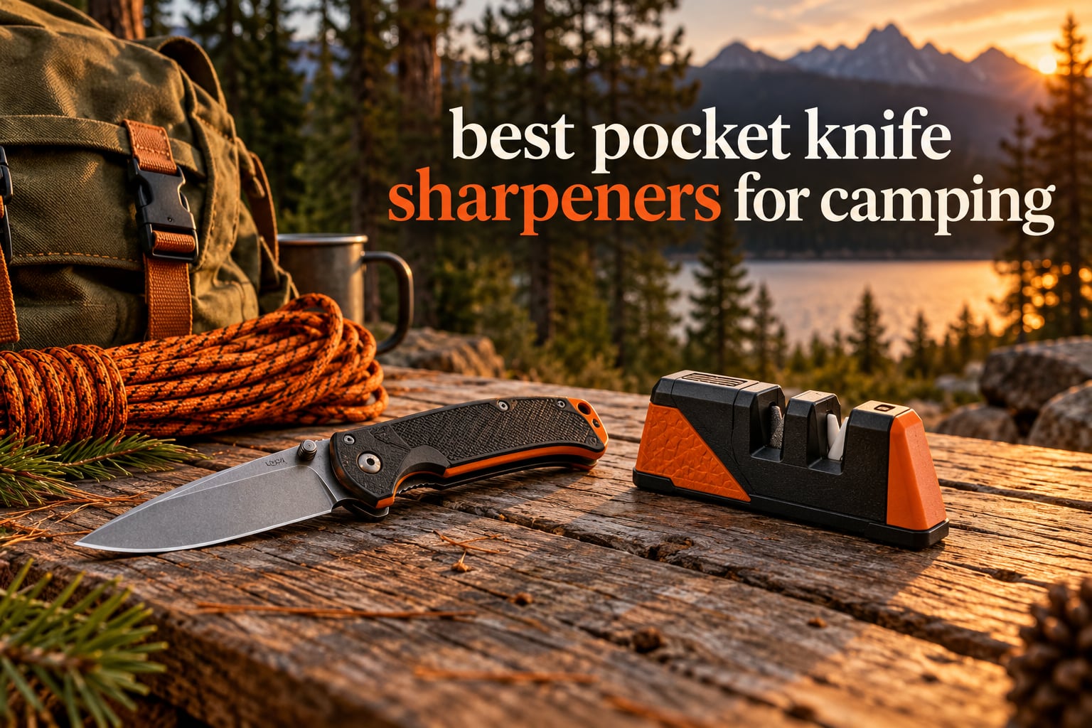 best pocket knife sharpeners for camping
