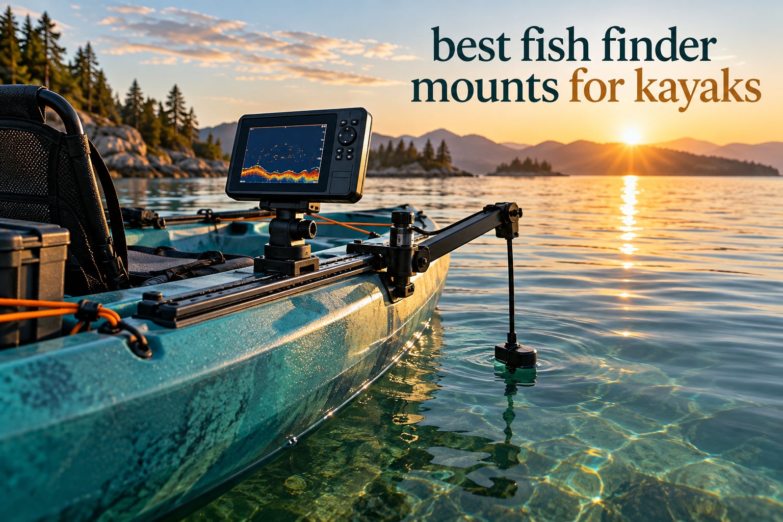 best fish finder mounts for kayaks