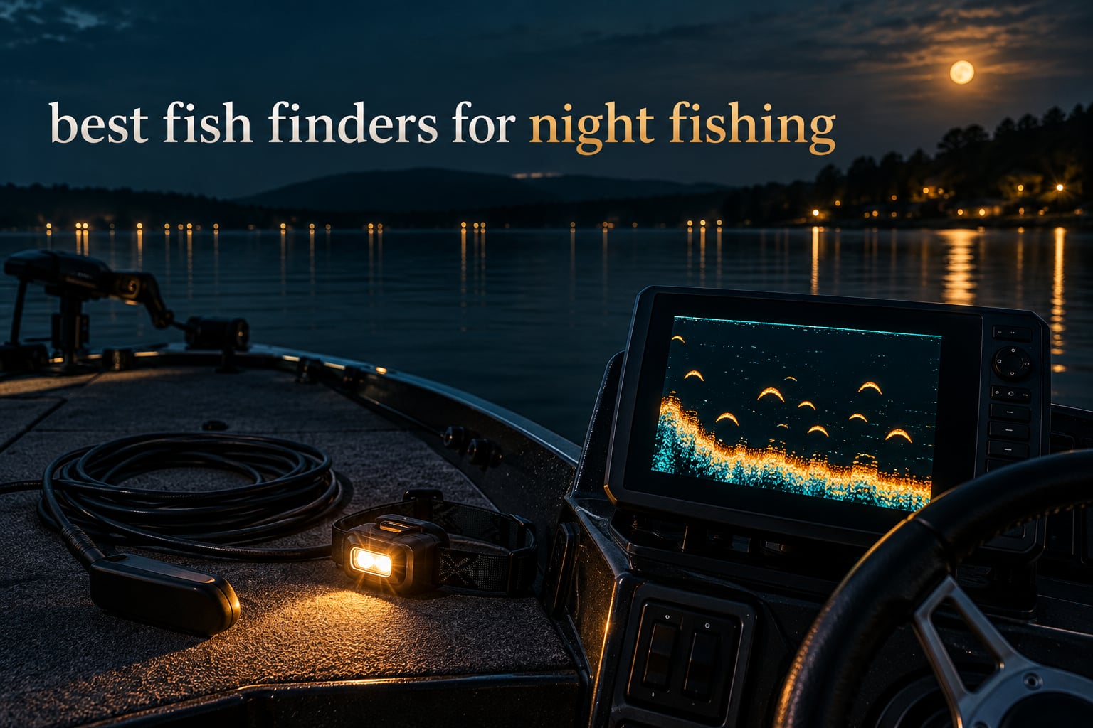 best fish finders for night fishing