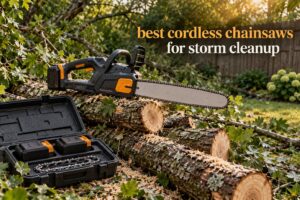 best cordless chainsaws for storm cleanup