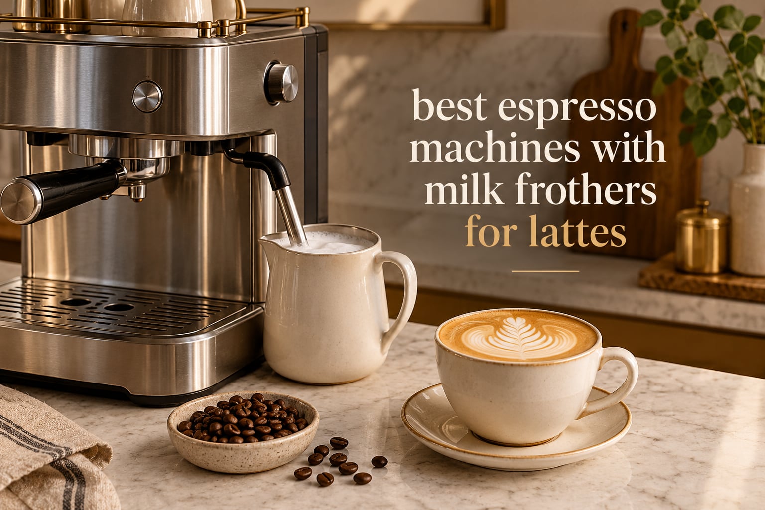 best espresso machines with milk frothers for lattes