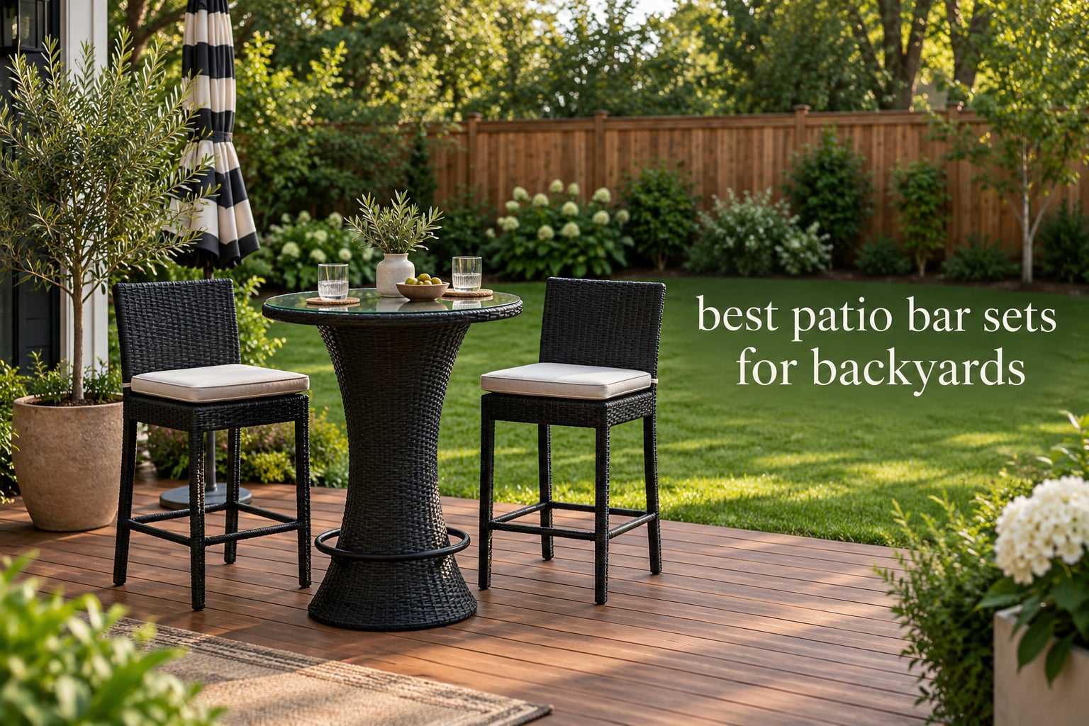 best patio bar sets for backyards