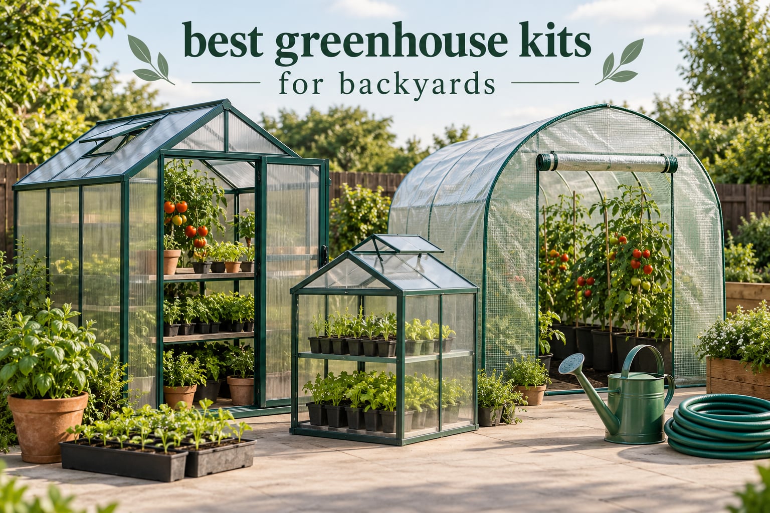 best greenhouse kits for backyards