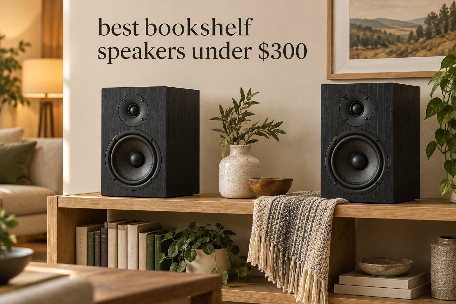 best bookshelf speakers under $300