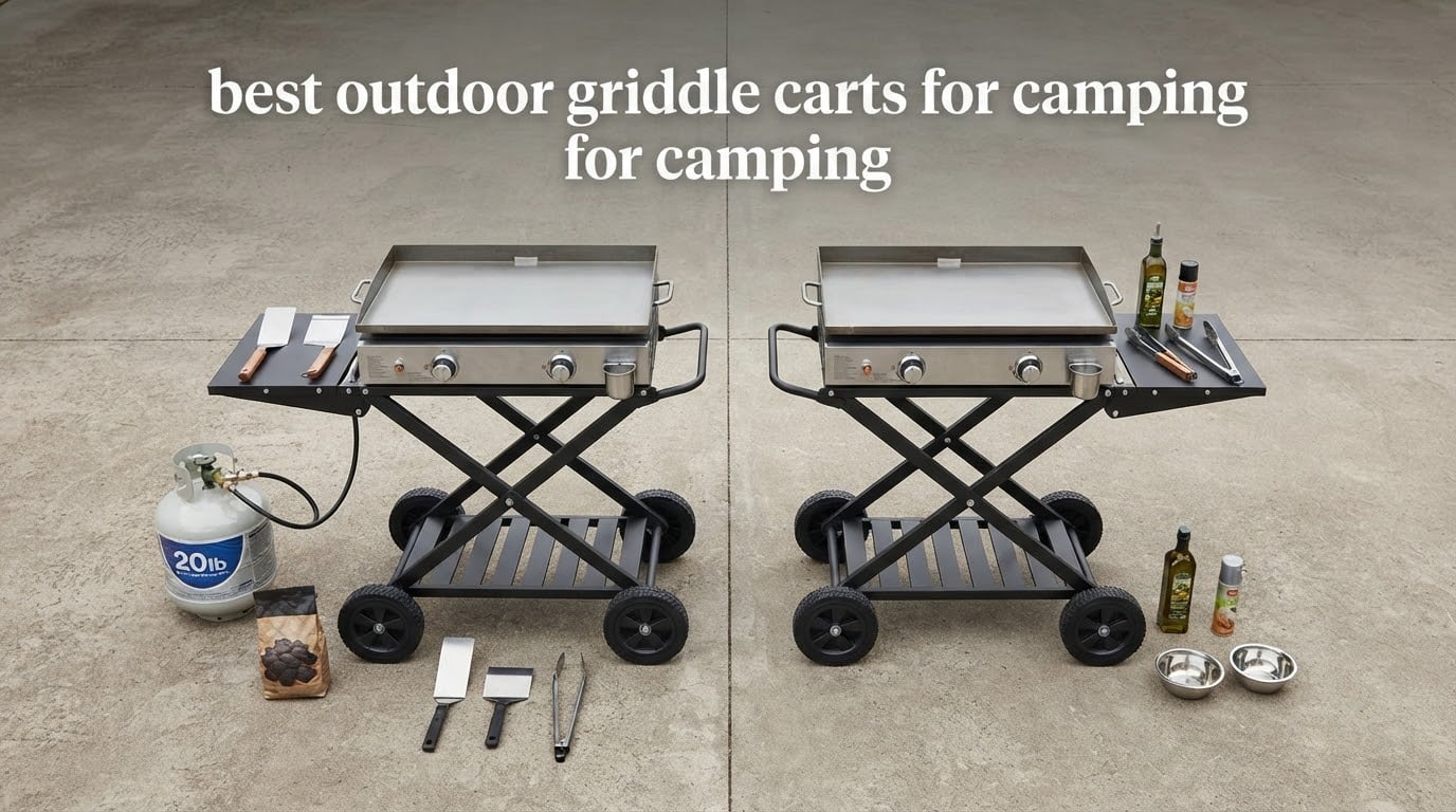 best outdoor griddle carts for camping