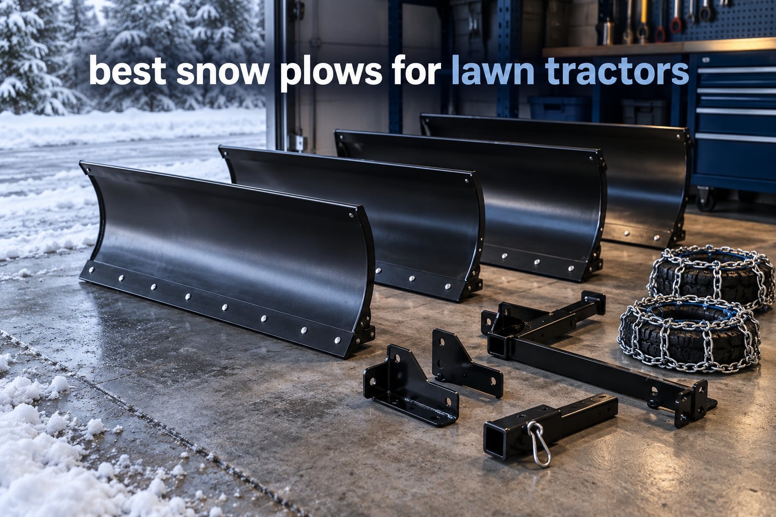 best snow plows for lawn tractors