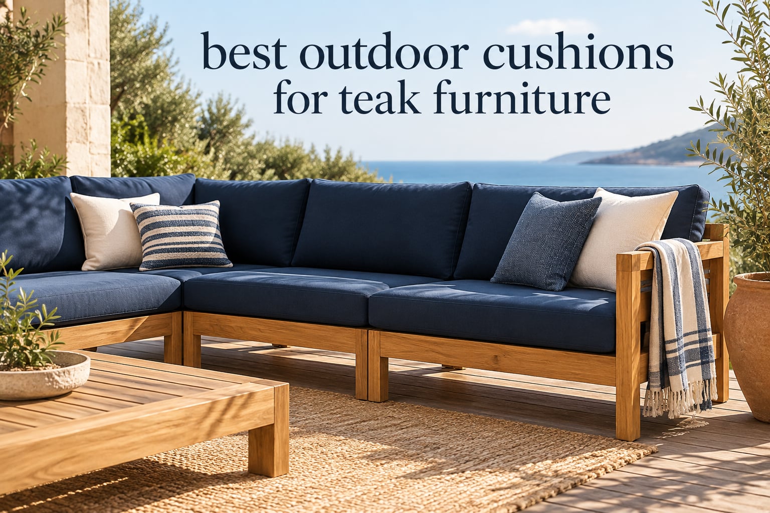 best outdoor cushions for teak furniture