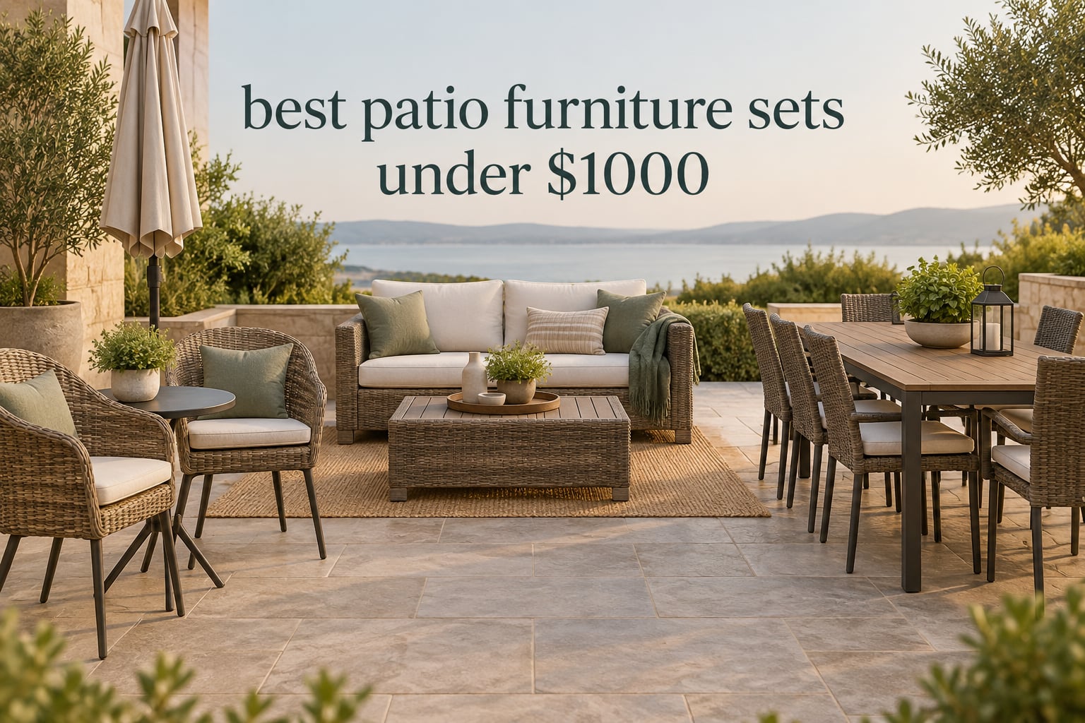 best patio furniture sets under $1000