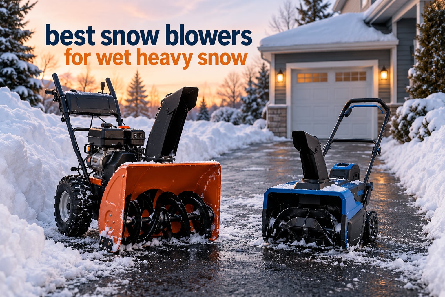 best snow blowers for wet heavy snow